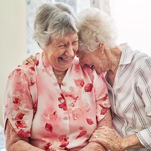 Seniorinnen haben Spaß